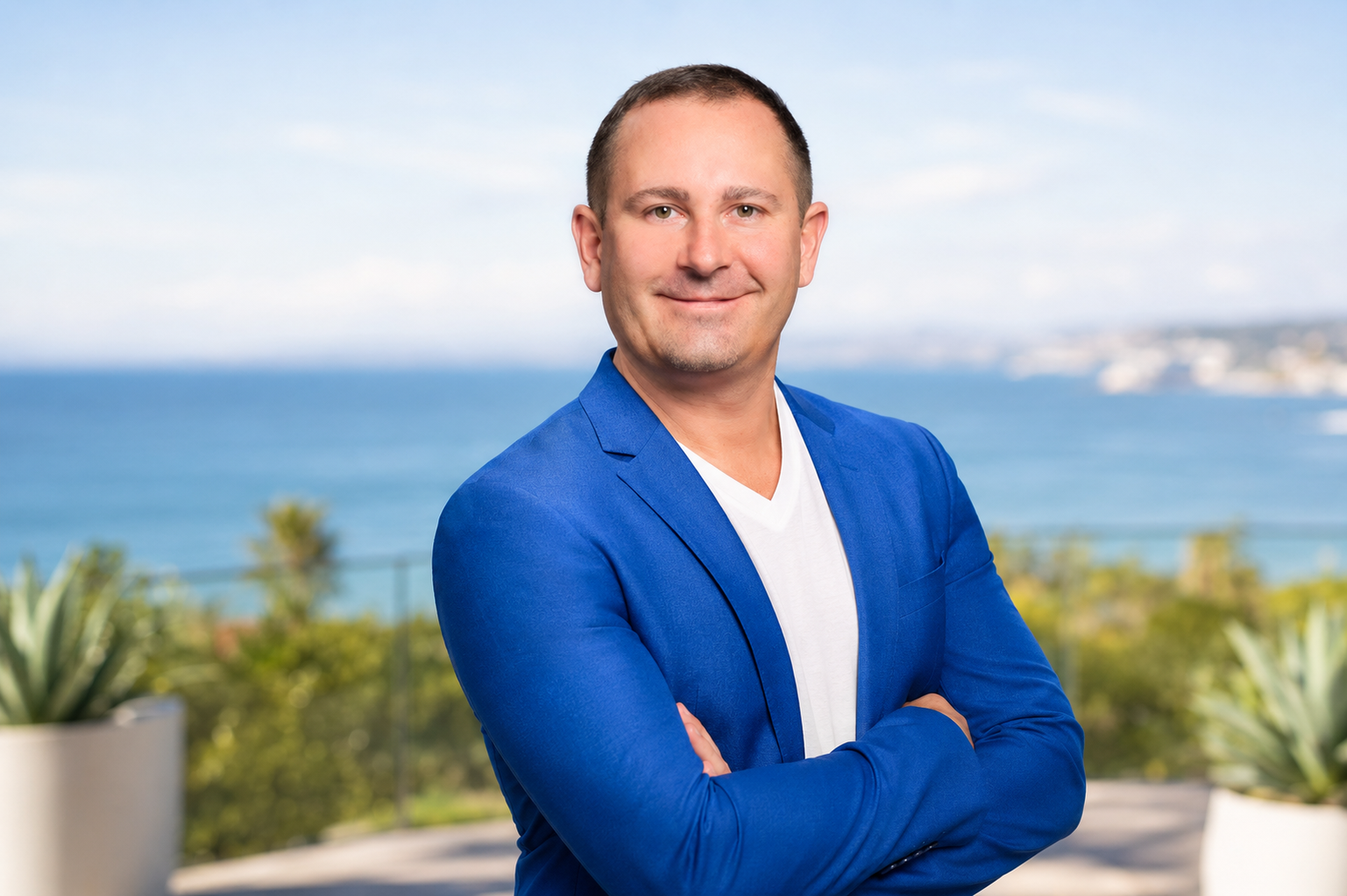 Brad Sivert overlooking the Southern California coast